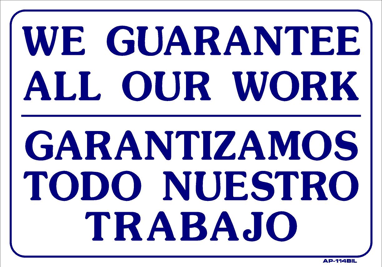 Guarantee AP-114 BIL 14?x20?