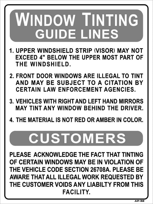 Window Tinting AP-32 18"x24"