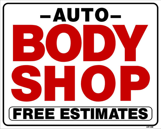 AUTO BODY SHOP- FREE EST. 24x30 AP-38