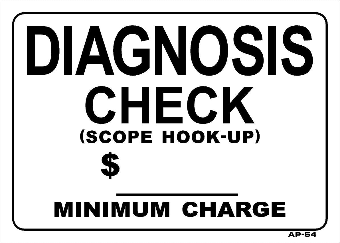 Diagnosis Check AP-54 10"x14"