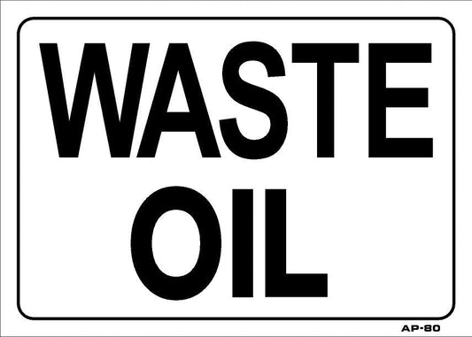 Waste Oil AP-80 10"x14"