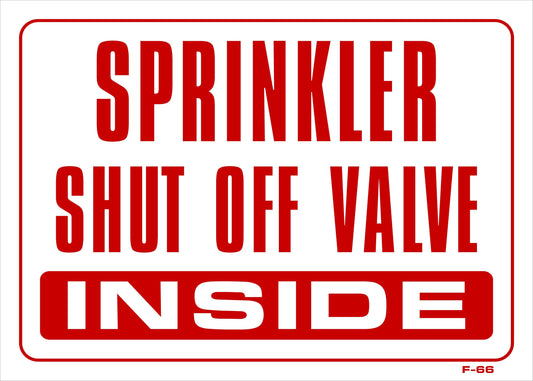 F-66 SPRINKLER SHUT-OFF VALVE INSIDE10x14