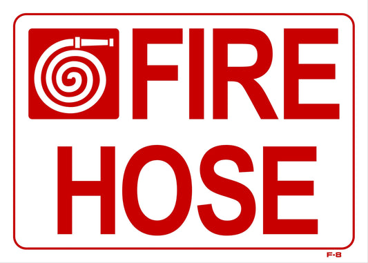 F-8 FIRE HOSE 10x14