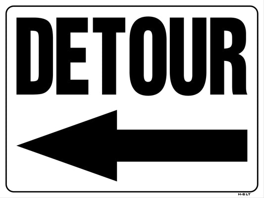 H-6LT 18x24 DETOUR AW LEFT" 18x24