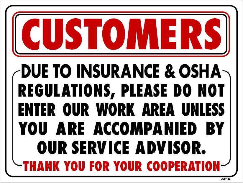 Insurance & OSHA AP-2 18"x24"