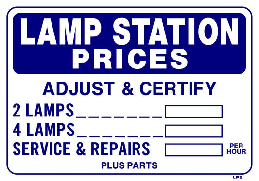 Lamp Station Prices LPS 14?x20?