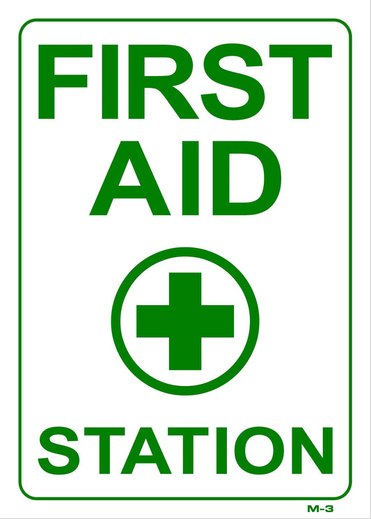 M-3 FIRST AID W/CROSS 14x10