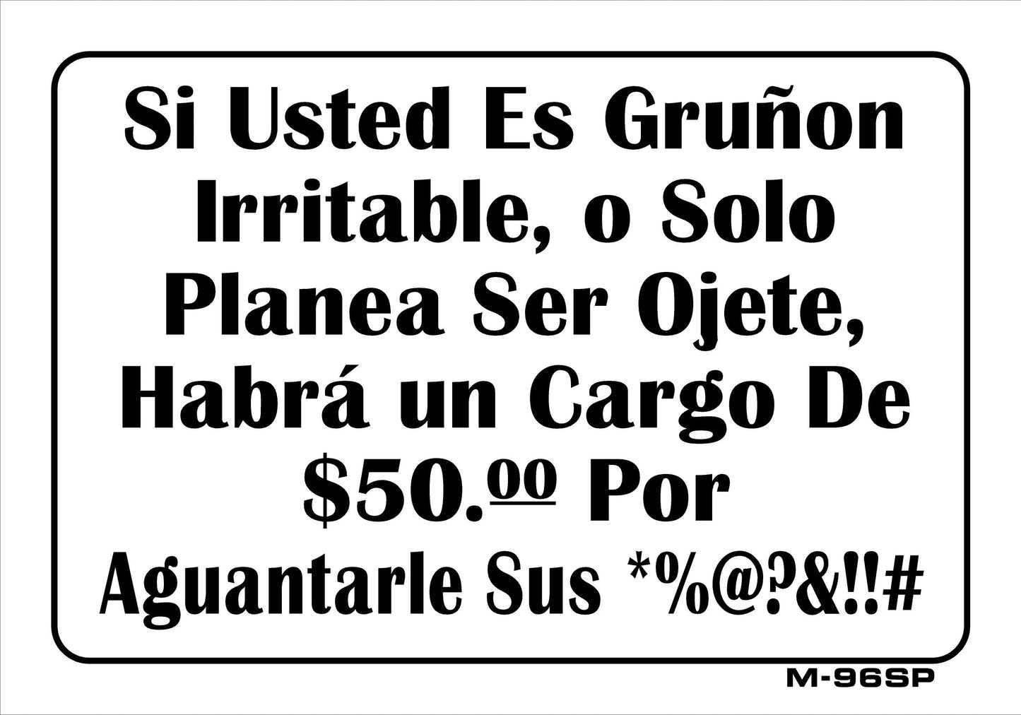 M-96SP 7x10 SI USTED ES GRUNON