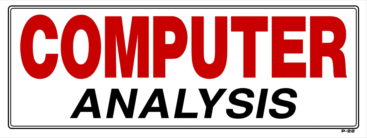 P-22 9x24 COMPUTER ANALYSIS