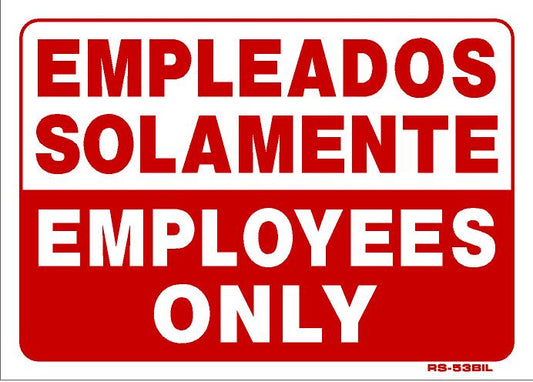 Employees Only  10X14 Rs-53 Bil